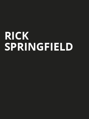 Rick Springfield, Orpheum Theatre, Madison