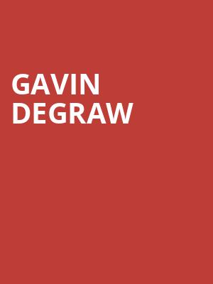 Gavin DeGraw Poster