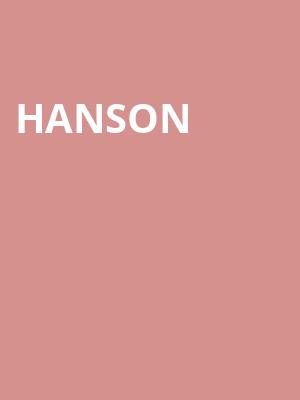 Hanson, The Sylvee, Madison