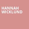 Hannah Wicklund, High Noon Saloon, Madison